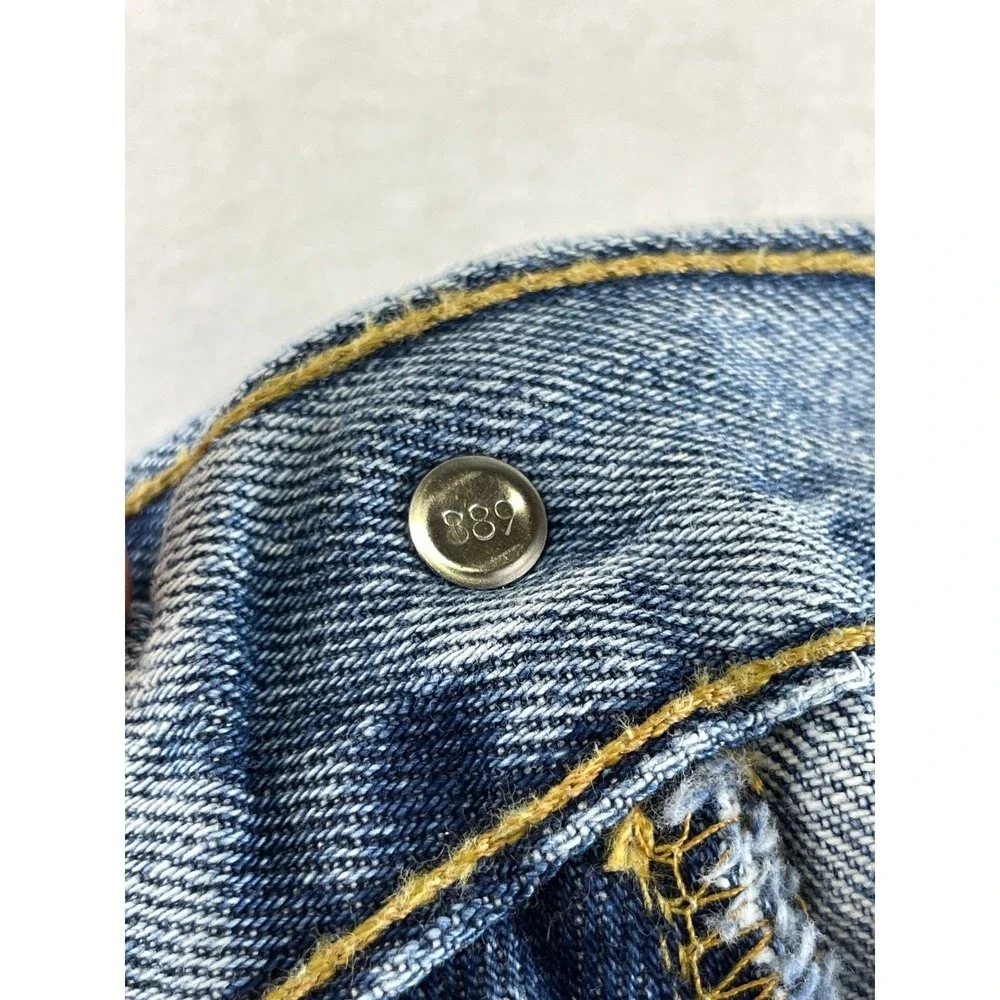 Levis 550 Relaxed Fit Jeans Mens 38x32 Light Wash Denim Tapered Leg Casual